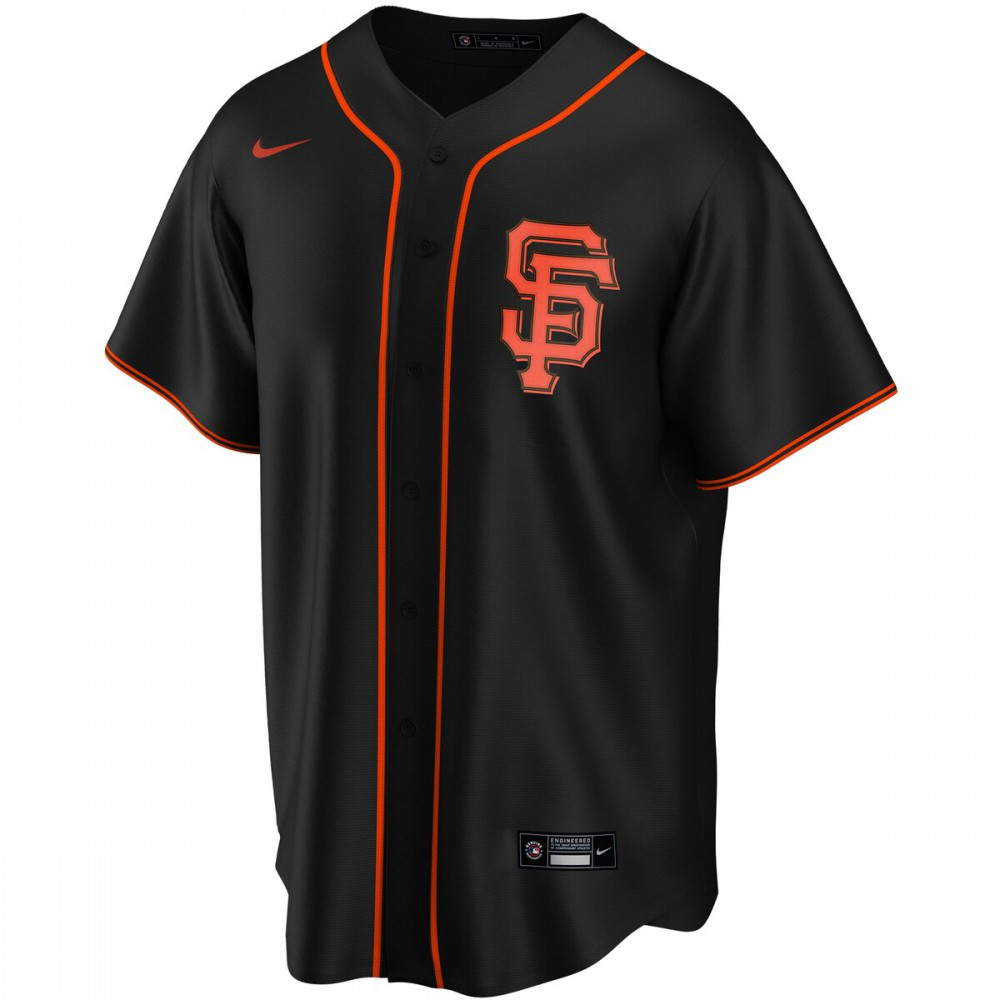 San Francisco Giants Alternate Replica Custom Jersey - Black-Pro Kit Vault | Brand New 26/27 Sports Jerseys